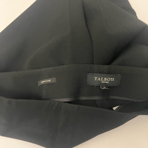 TALBOTS DRESS PANTS SIZE 2P PETITE BLACK - Picture 13 of 13